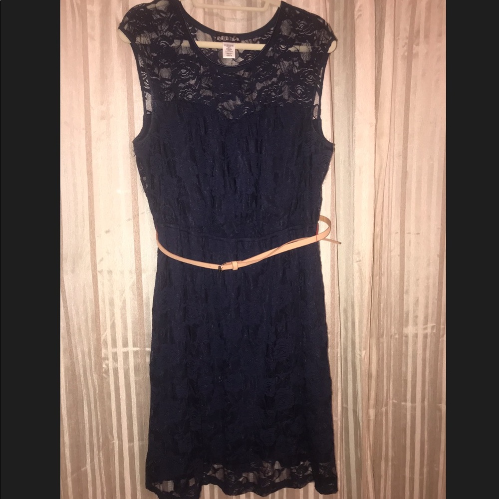 Navy blue dress